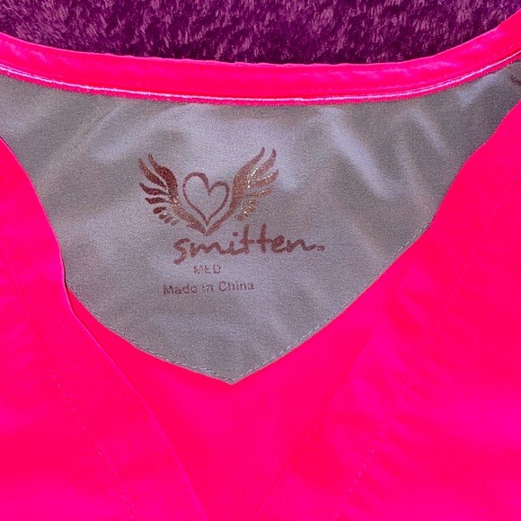 *Sold* Smitten scrub top - Picture 2 of 2